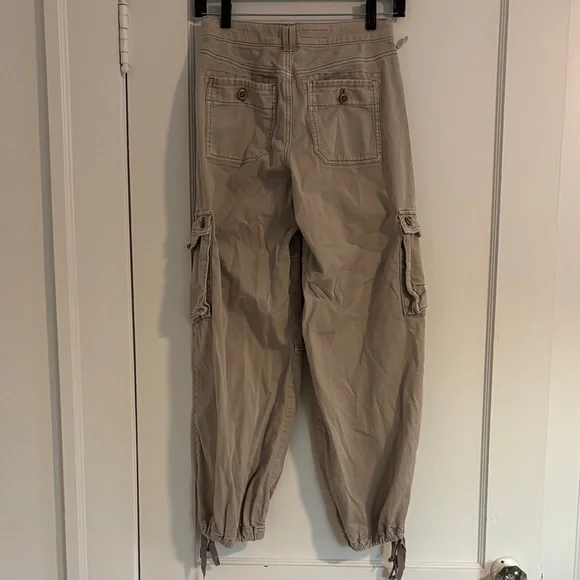 Anthropologie Taupe Cargo Joggers - Picture 4 of 8